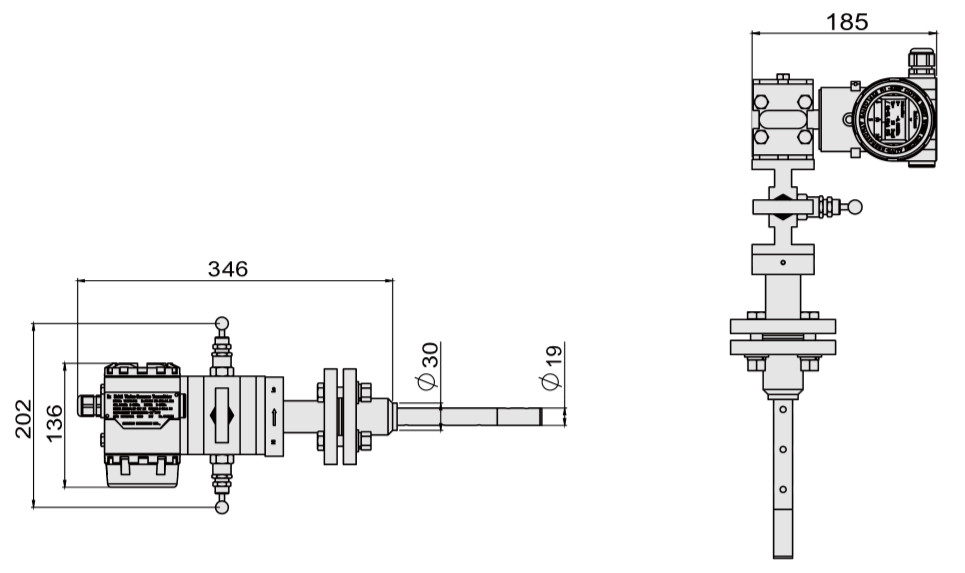 ACU10F一體化多變量V巴質量流量計